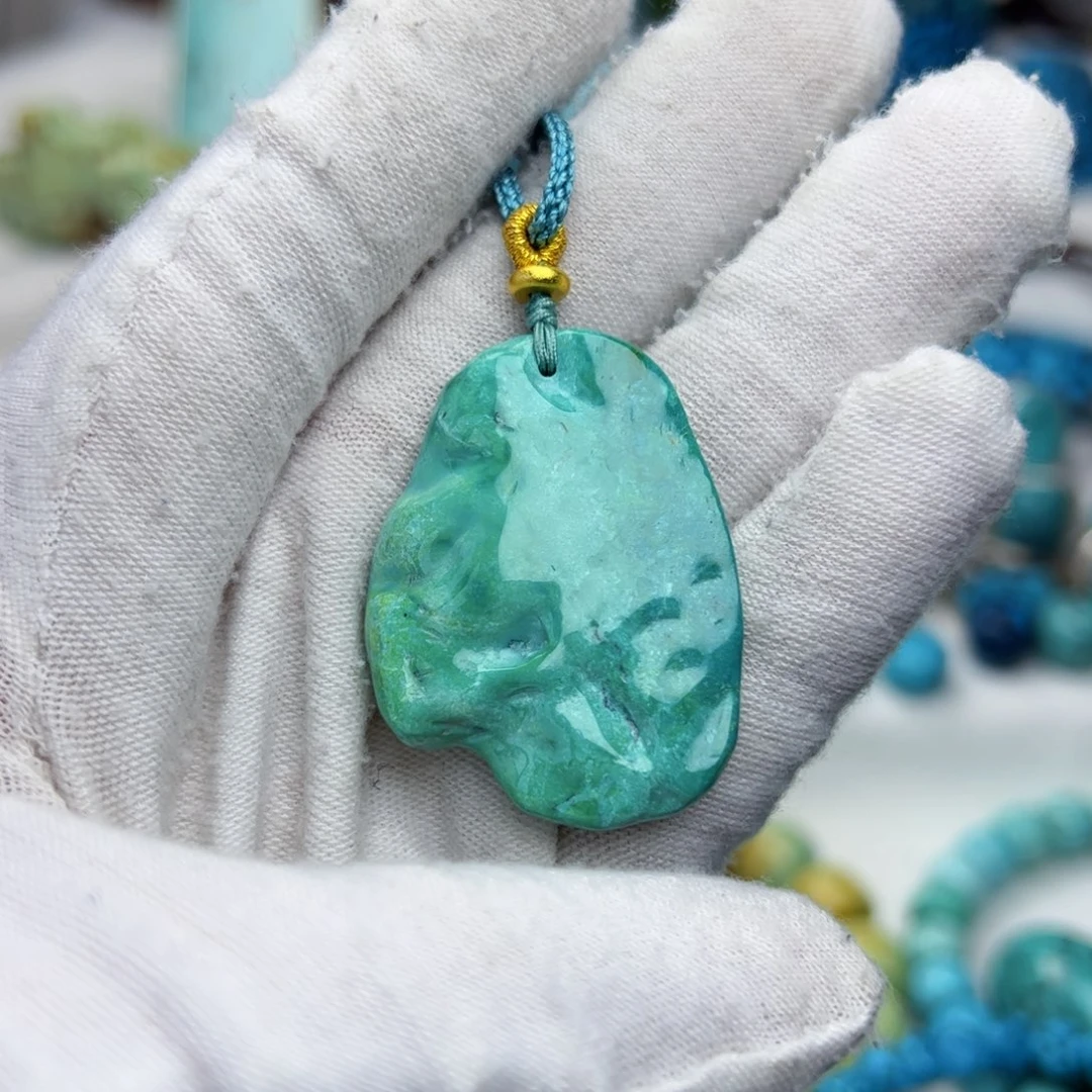 绿松石珠宝奇石未镶嵌