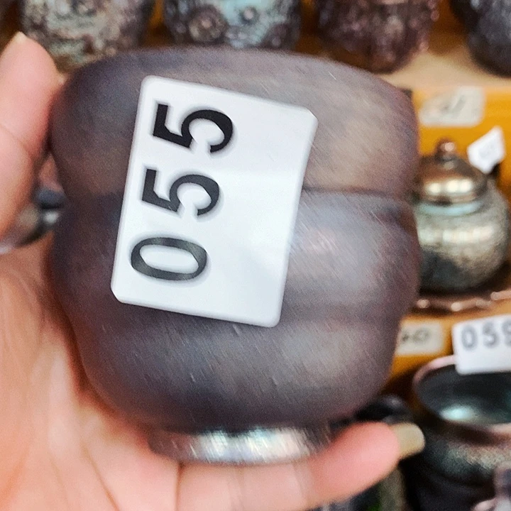 紫砂茶杯柴烧纯手工055