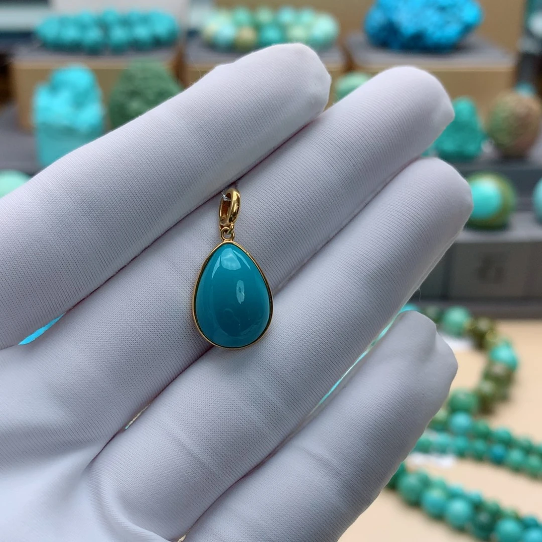 绿松石18K金镶嵌其它