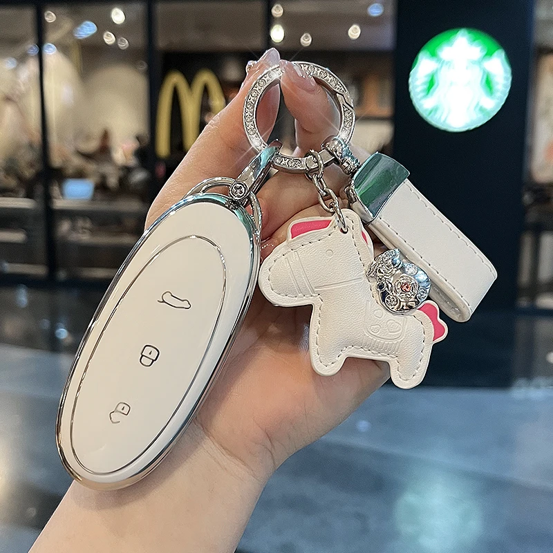 纳米01钥匙套专用东风纳米01新能源汽车遥控保护全包男女士款壳扣