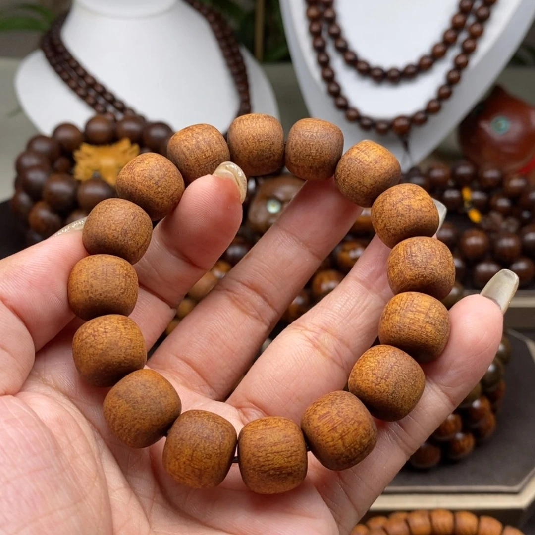 贡木手串/手链贡木1314橘皮辣黄龙鳞粗抛一档