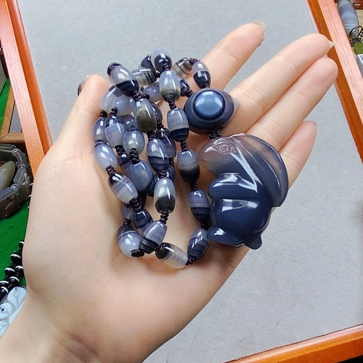 玛瑙/玉髓项链未镶嵌