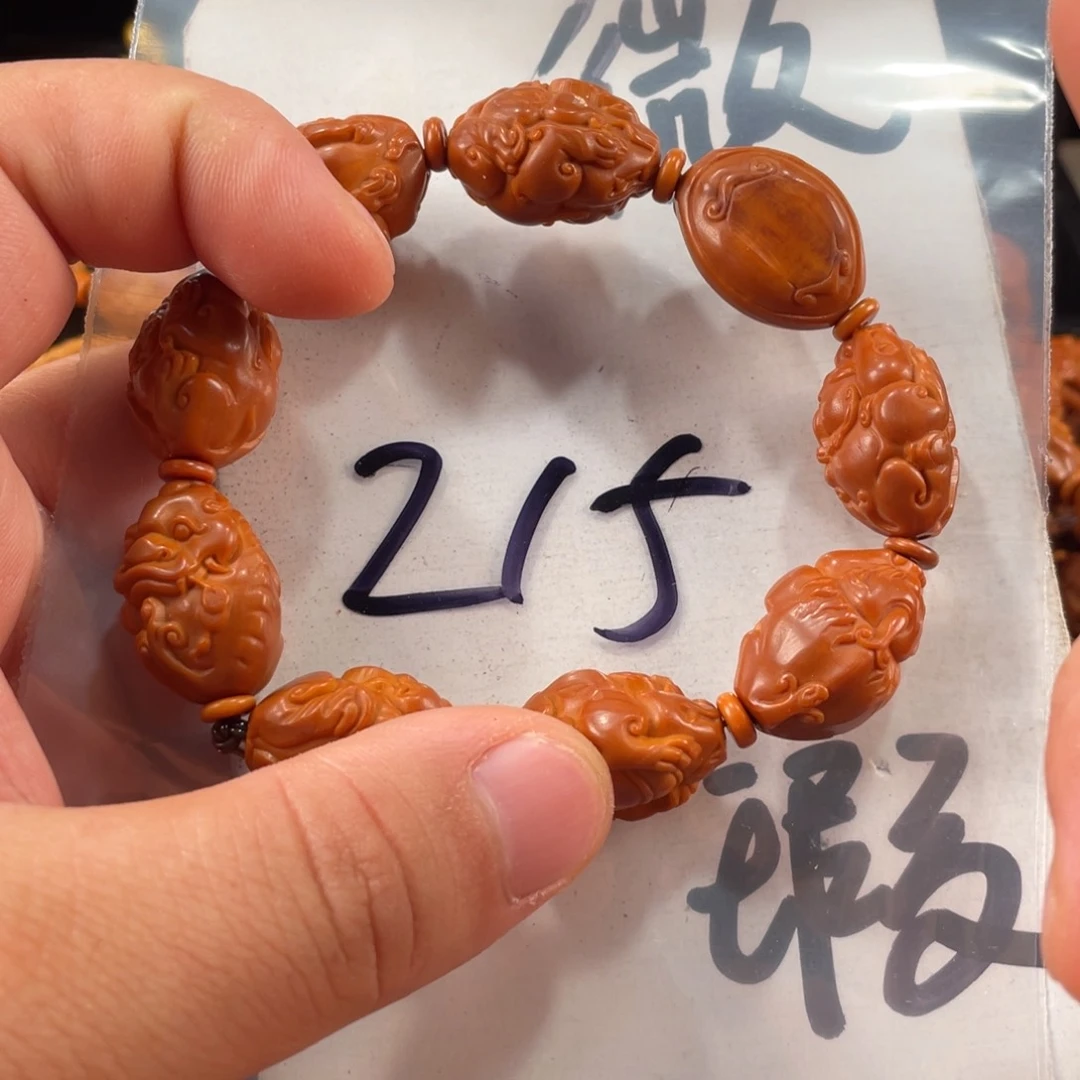 橄榄核手串/手链橄榄核雕工艺手串 瑕疵介意勿拍