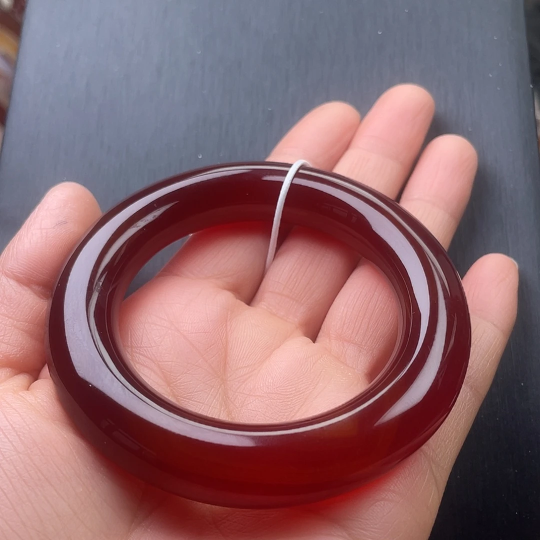 玛瑙/玉髓未镶嵌手镯53圈口