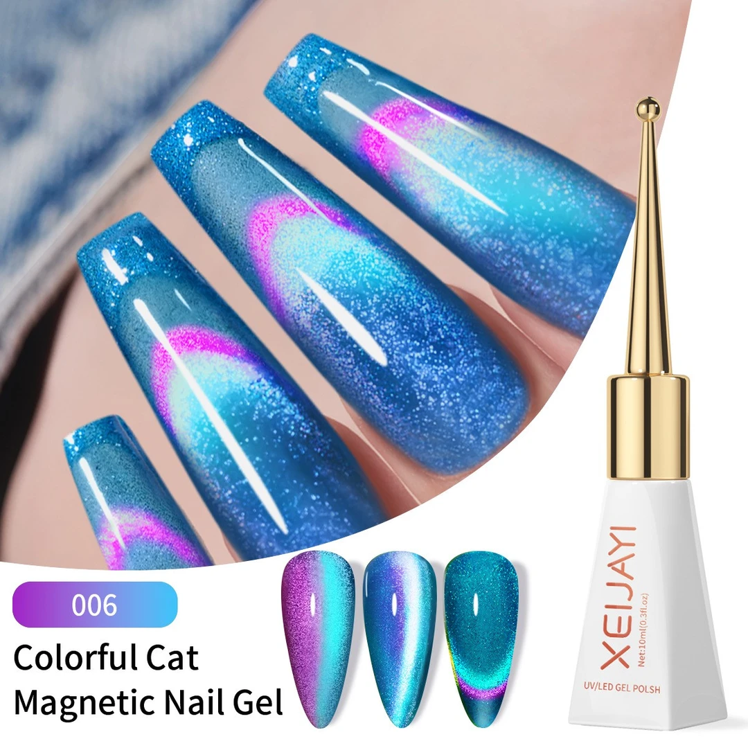 新款网红烟花双光猫眼甲油胶套装日式光疗胶美甲店专用