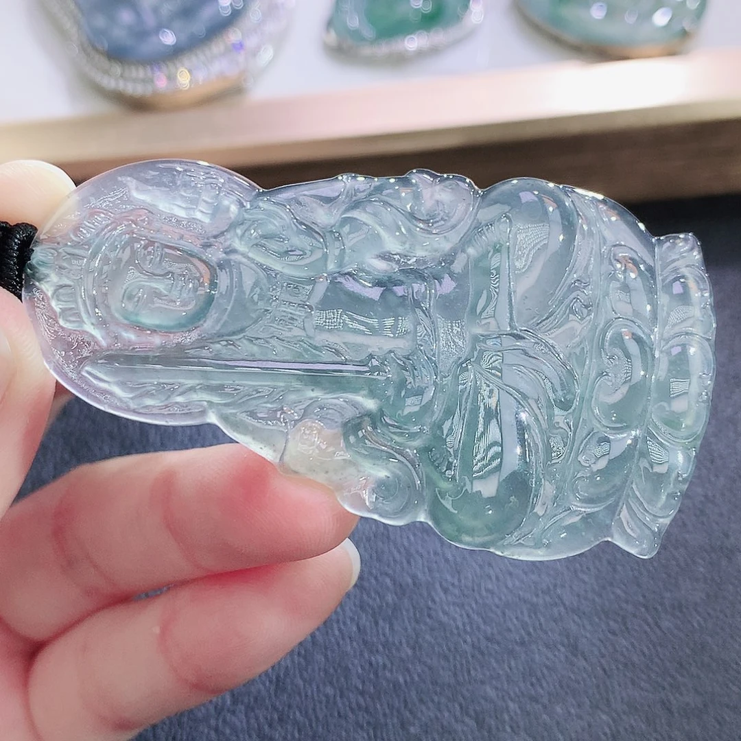 翡翠未镶嵌挂件翡翠