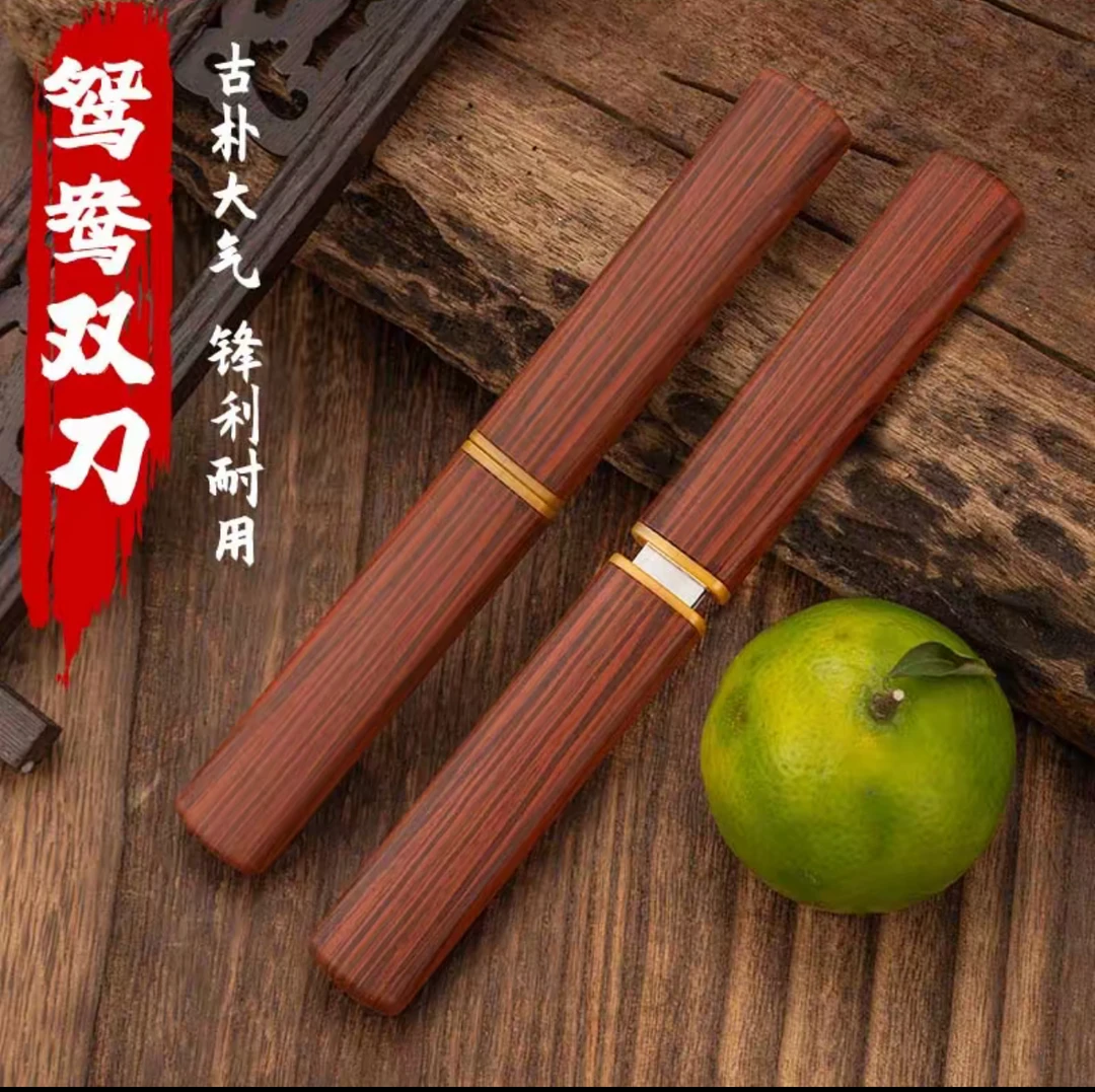 龙凤子母双刃刀手工吃肉刀露营户外水果刀家用便携多功能野营烧烤