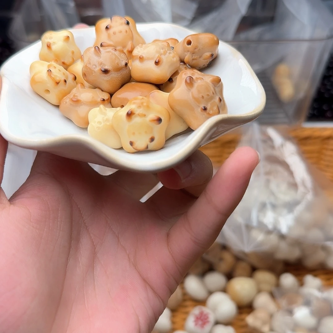 菩提根/象牙果吊坠一个星星狗象牙果默认微瑕不售后