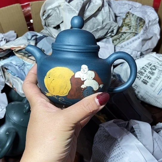 手工制作宜兴紫砂壶