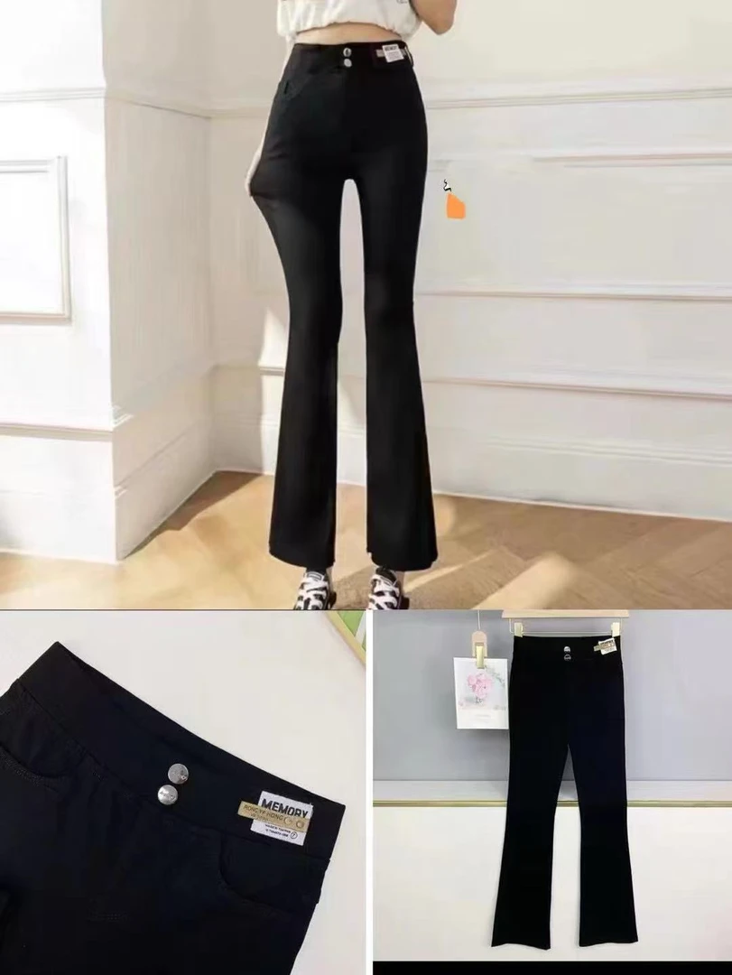 9118加绒微喇裤116厂