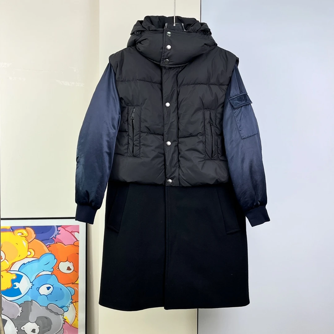 95新 Givenchy/纪梵希 拼接棉服/44码/Xsps10336