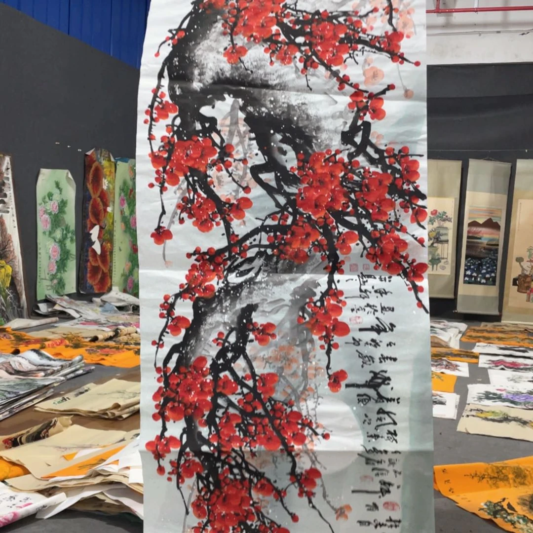 国画国画作品画心一张