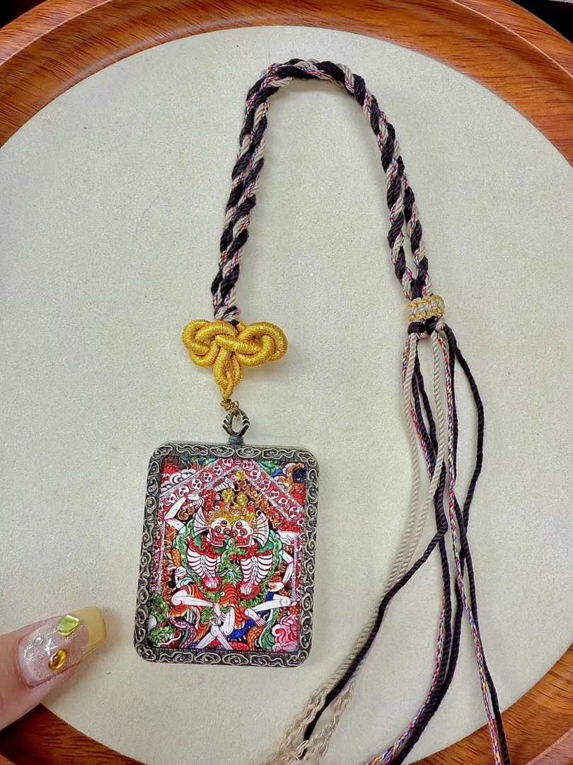 【灰姑娘原创】尸陀林主阿呆大方牌编绳项链M3241