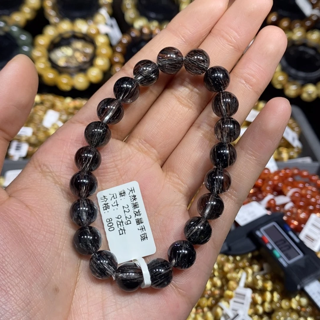 财***咪水晶手链未镶嵌琪