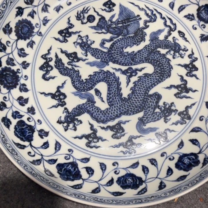 阿***键陶其他青花盘子一个