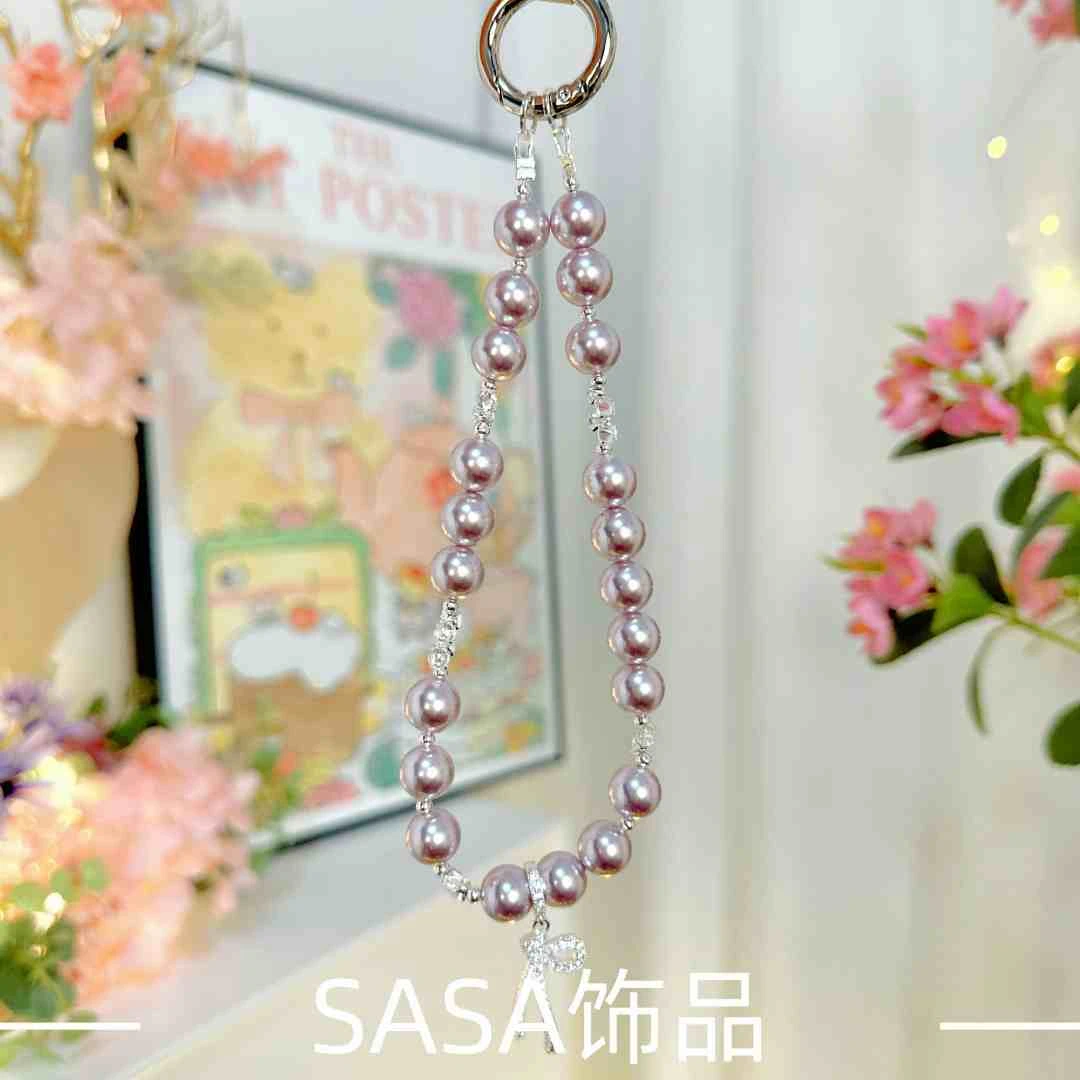 SASA饰品手机链  豆蔻紫 S035