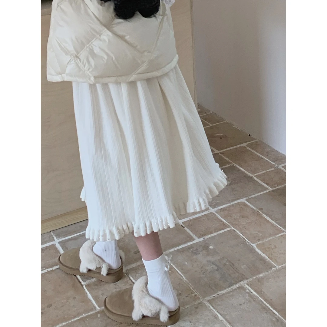 THE TURE清清仓掉落小珍珠半裙