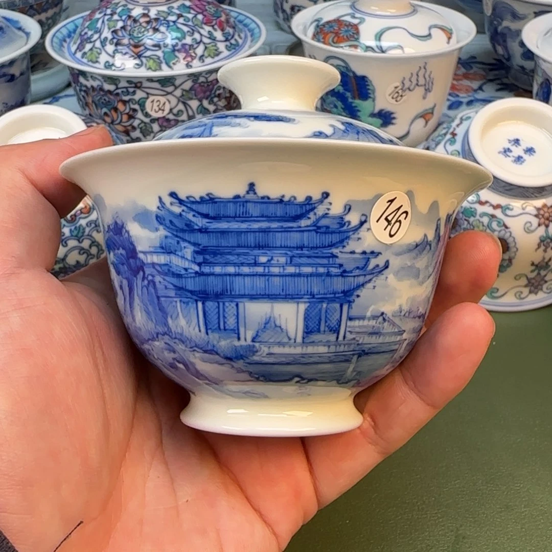 彦祖纯手工手绘茶具146