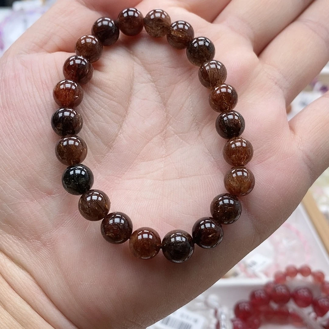 未镶嵌手链水晶黑金超七