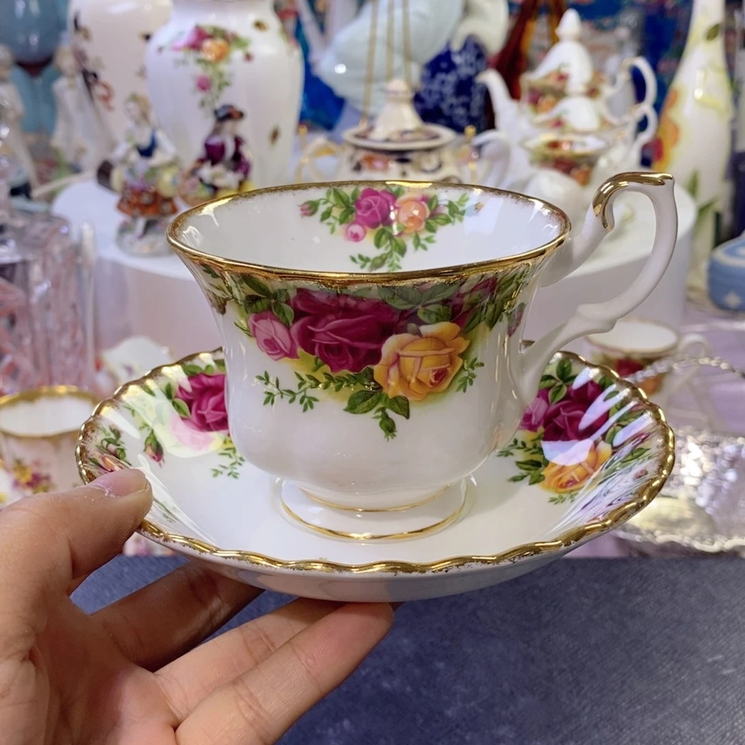 瓷器欧瓷咖啡杯水晶杯