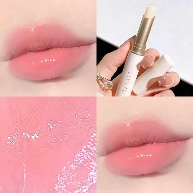 秋冬滋润保湿润唇膏防干裂去死皮护唇膏唇膜温变淡化唇纹显白补水