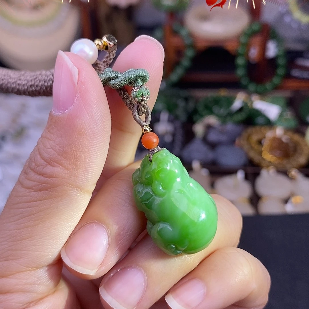 和田玉碧玉清货价貔貅未镶嵌