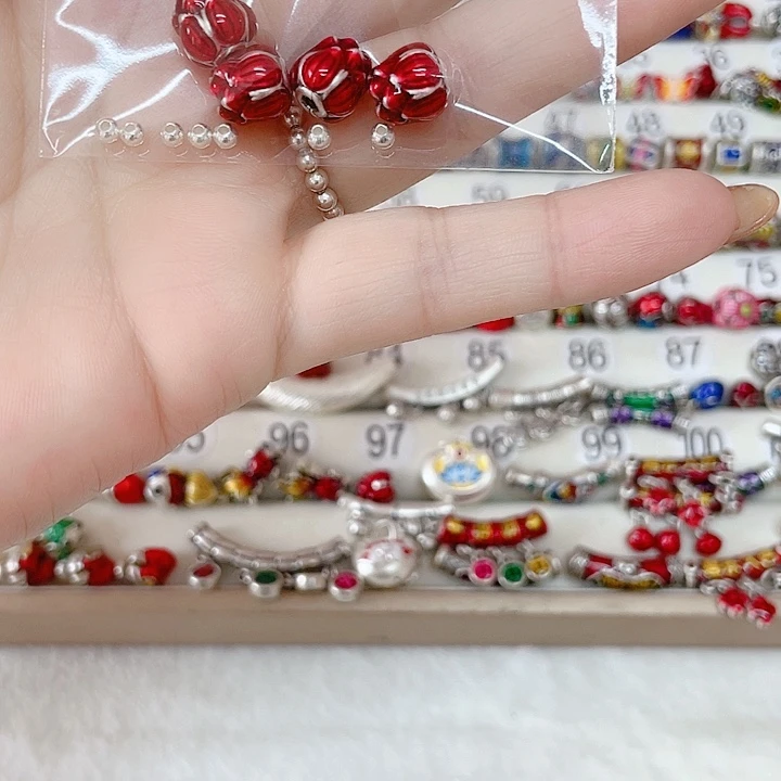 萍***子足银珐琅彩足银配件