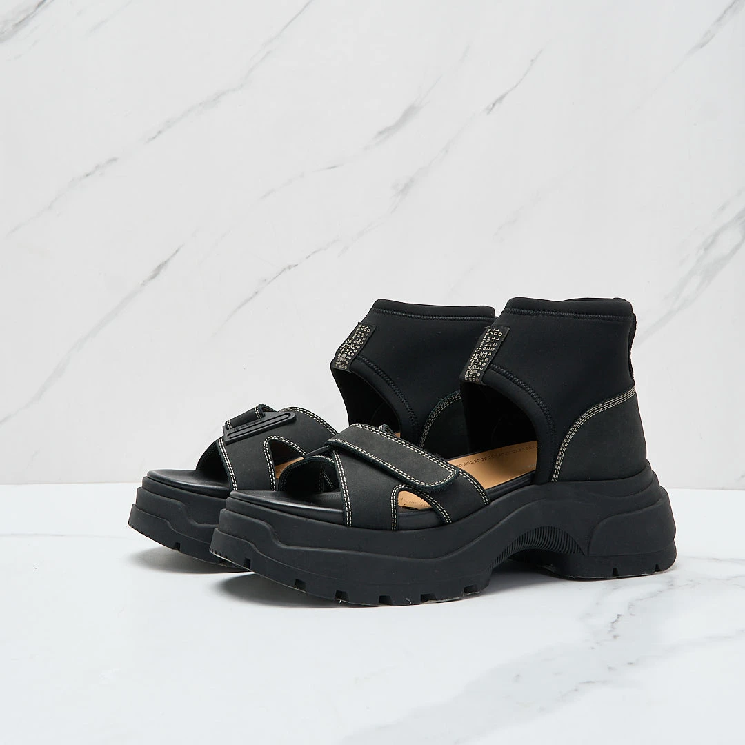 全新未使用/Maison Margiela女士中帮厚底凉鞋MMGS00490