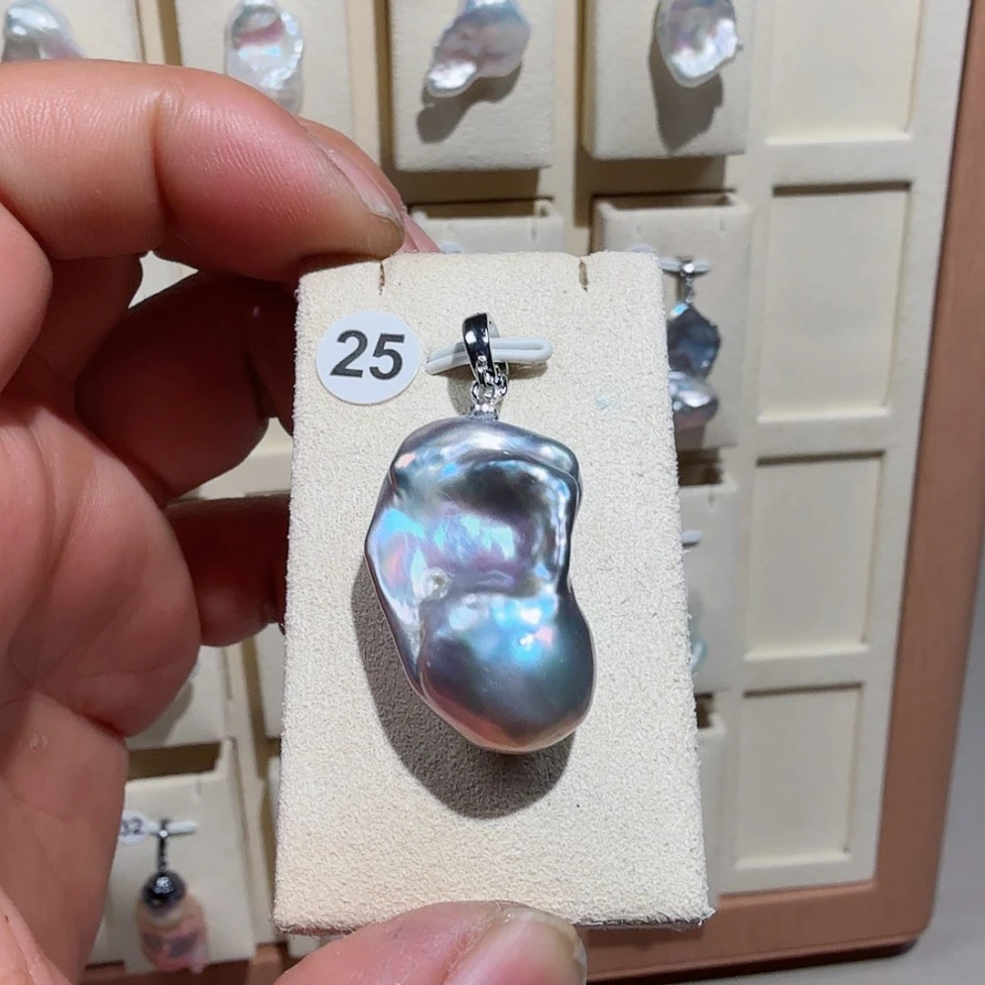 淡水珍珠未镶嵌吊坠(不含链)