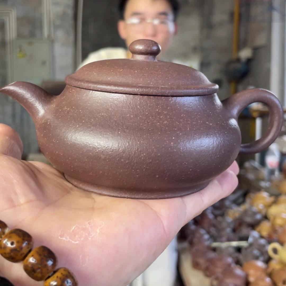 茶壶紫砂CZP。 大水潭天青。  明炉。 250CC