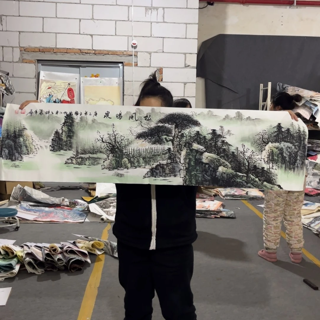 国画书法作品多次绘画作品参加