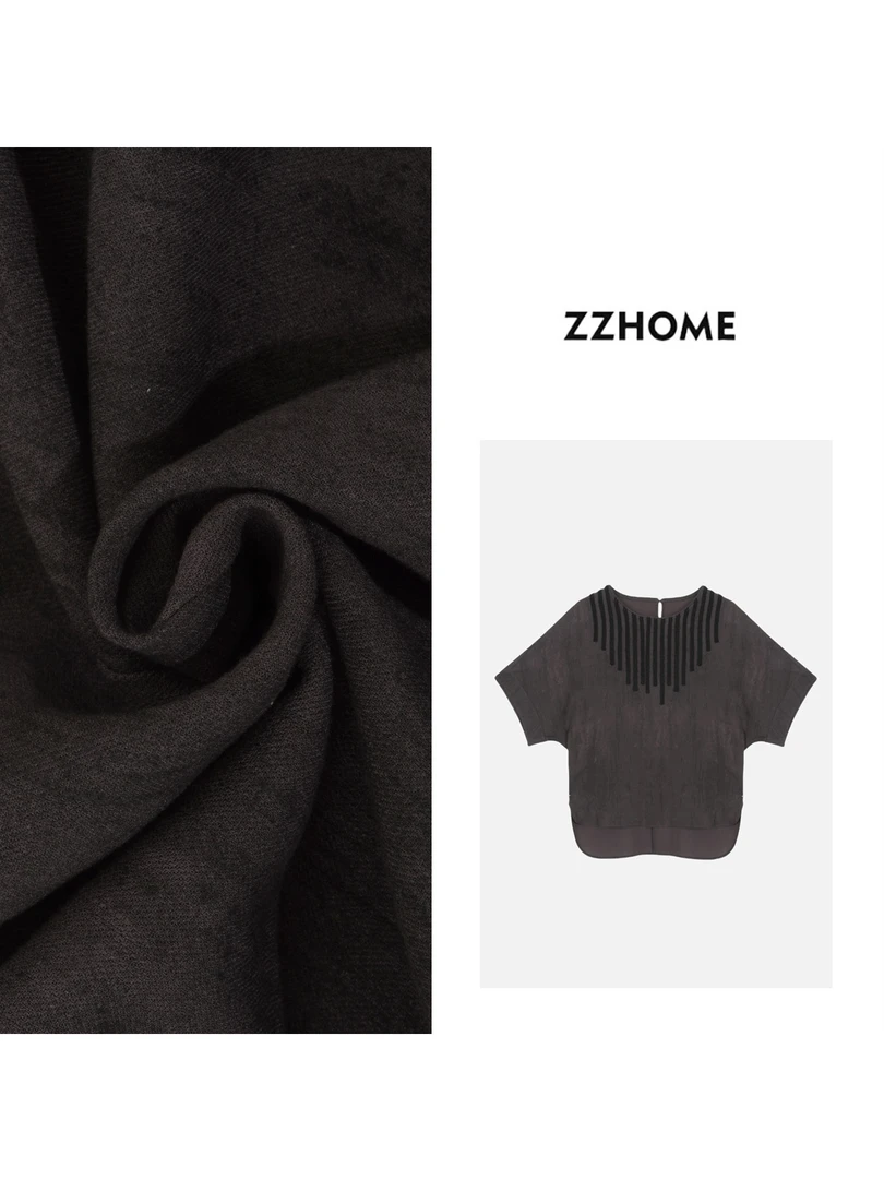 ZOZO HOME ｜量感松弛轻盈抛物线悬弧设计T恤q170860p百搭夏季宽松