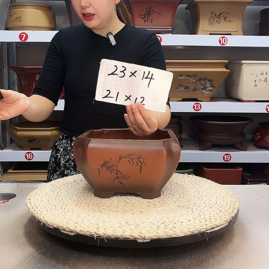 紫砂花盆紫砂花盆