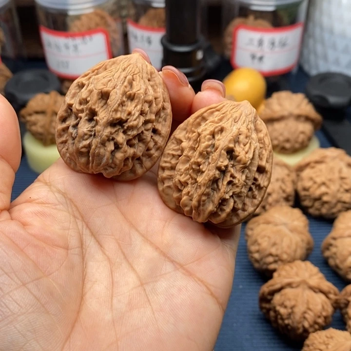 把件文玩核桃36虎头全品