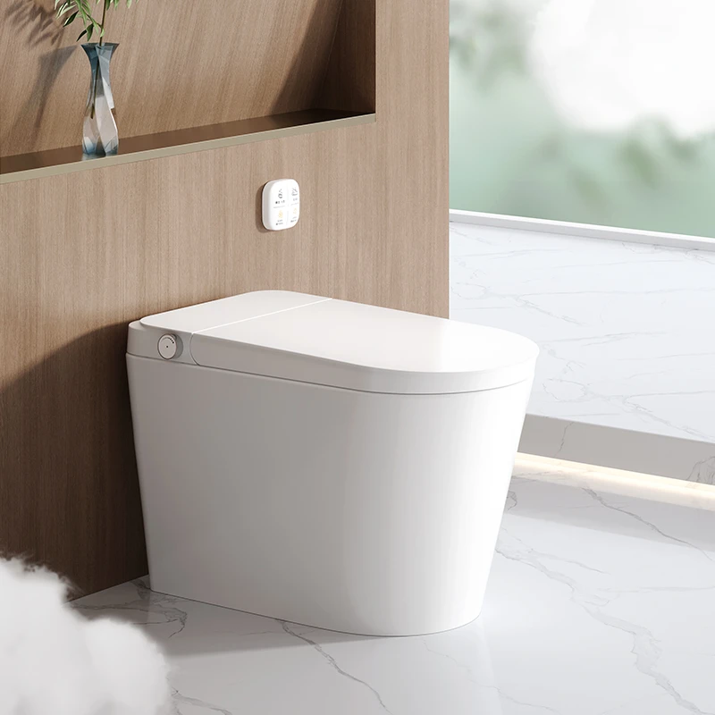 HOROW/希箭Q21【标准版+一级水效】轻智能马桶座圈加热离坐冲水脚踢