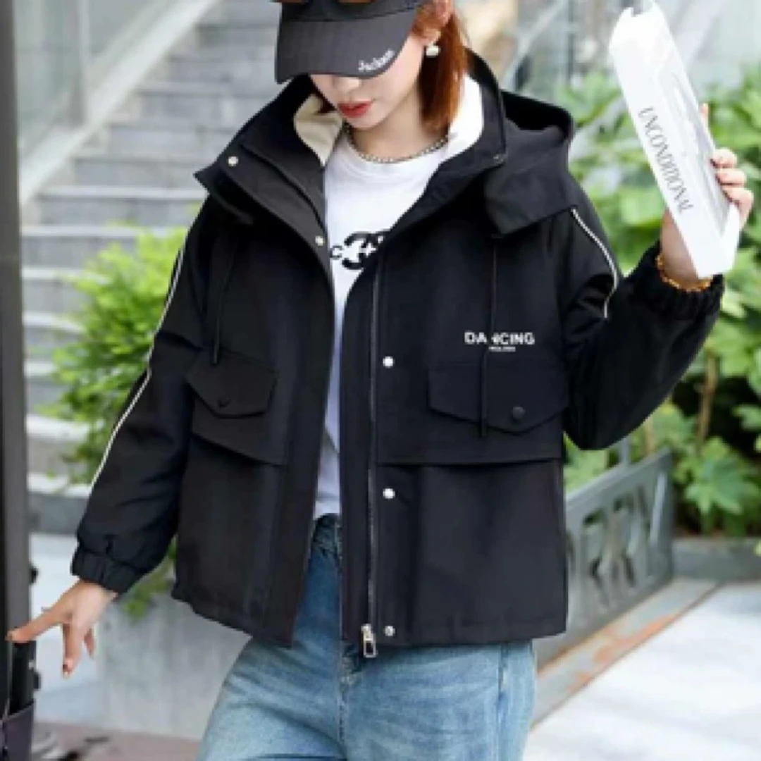 店里清仓～棉服加金丝绒，加厚连帽长袖棉服，均码，百搭，显瘦