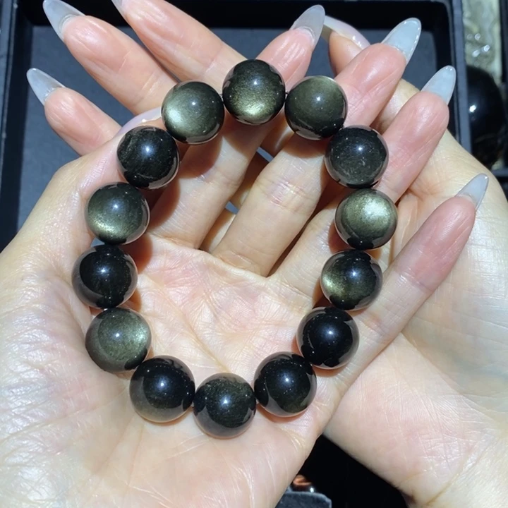 黑曜岩手链未镶嵌合****姐