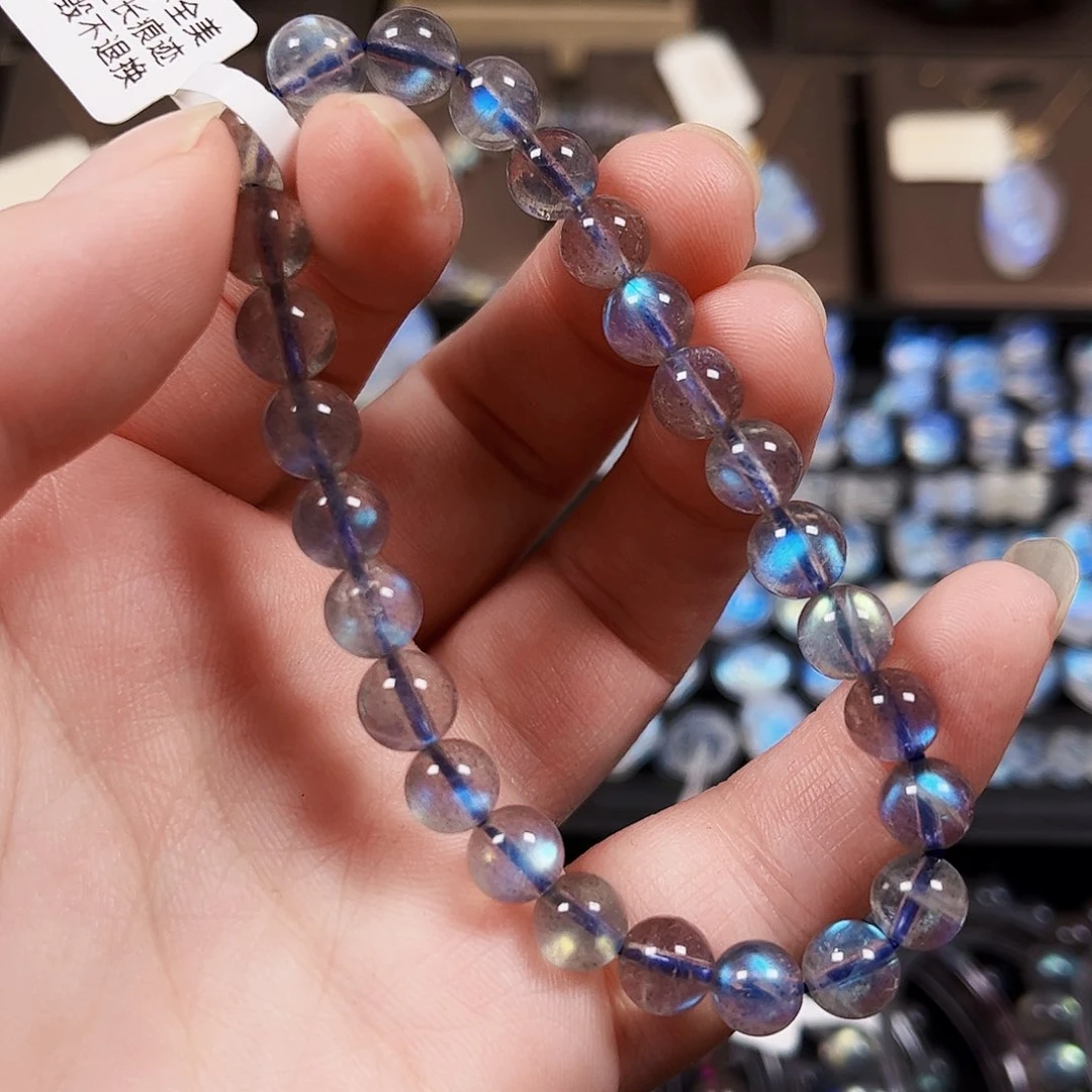 手链未镶嵌长石7.6mm左右