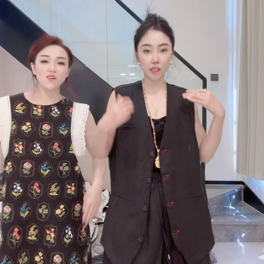 M115斤亚麻黑色套装