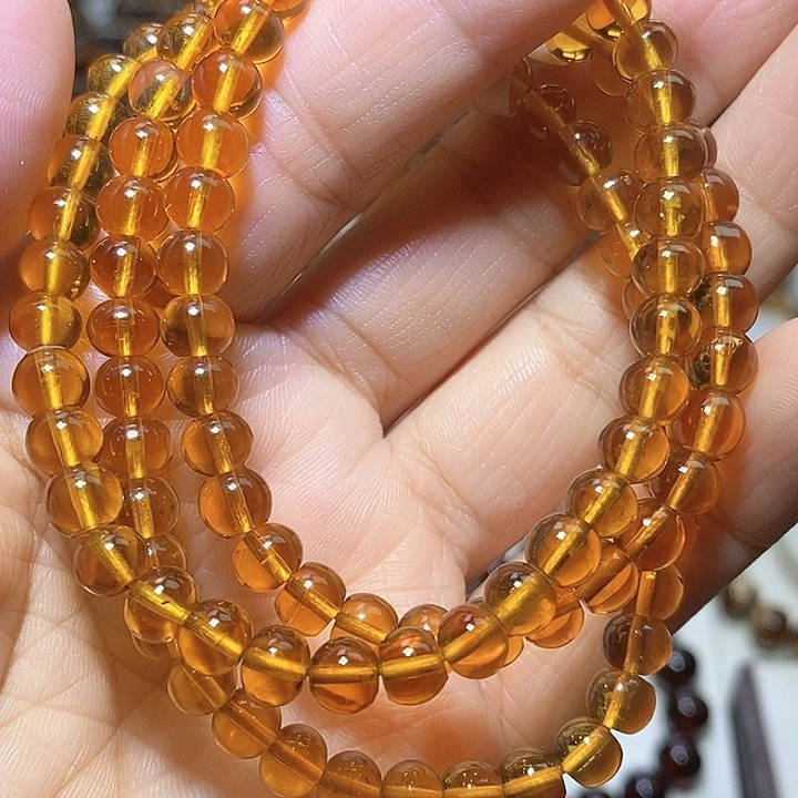 琥珀未镶嵌裸石金珀6m