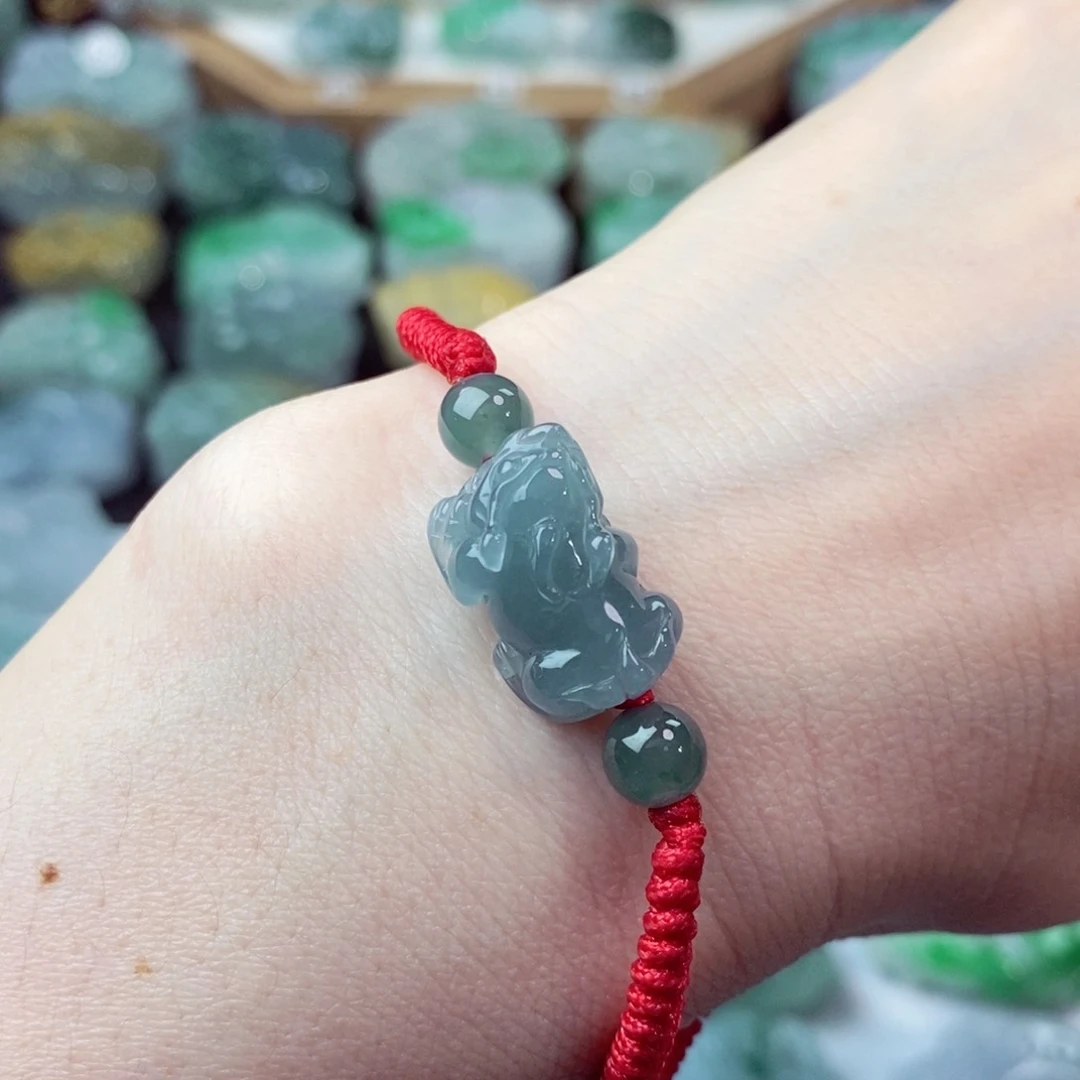 翡翠未镶嵌颈饰天然