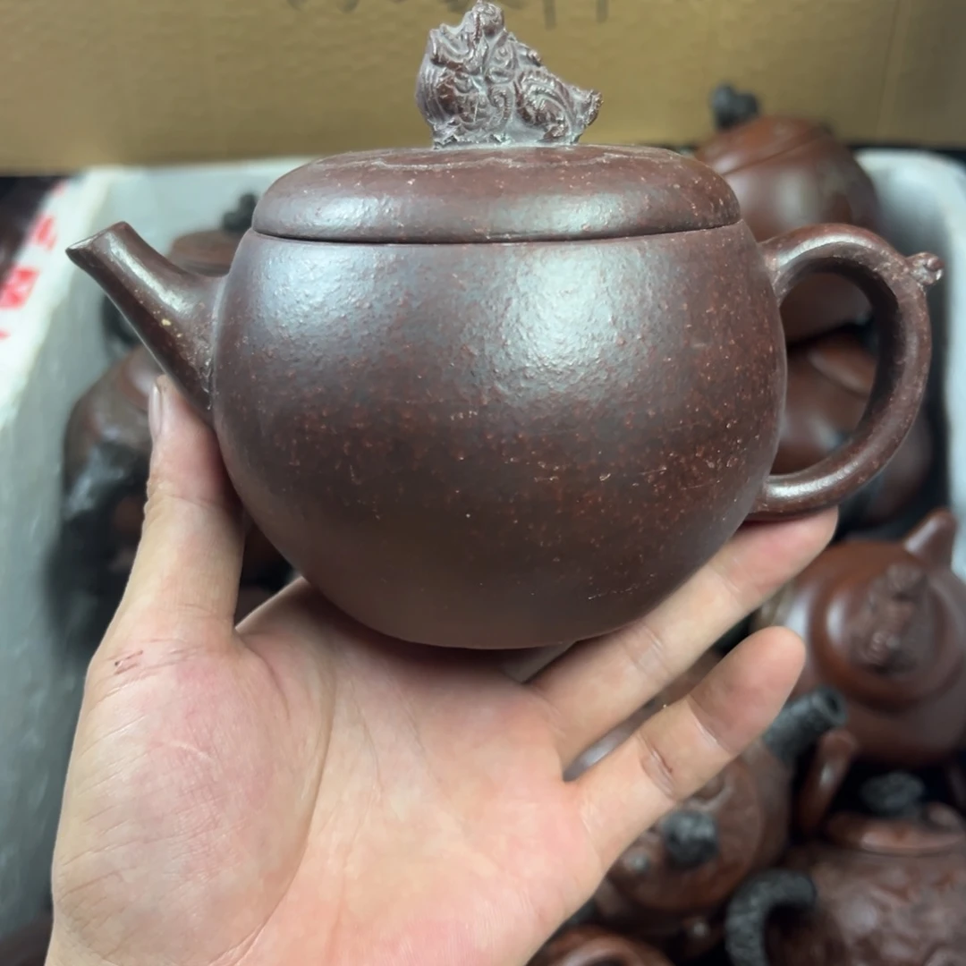 紫砂茶壶宜兴原矿紫砂壶400毫升容量