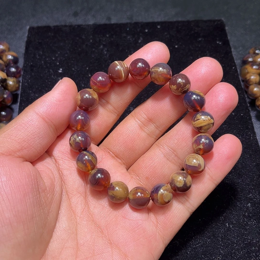 未镶嵌琥珀手链缅甸琥珀88