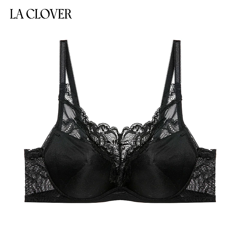 LA CLOVER兰卡文夏日芬芳系列女士4/4模杯抹胸式文胸LC11UH1蕾丝