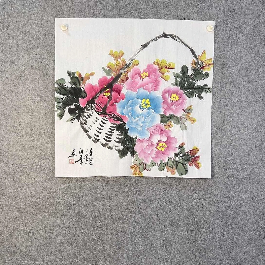 国画079 牡丹一如你们阿云我想和