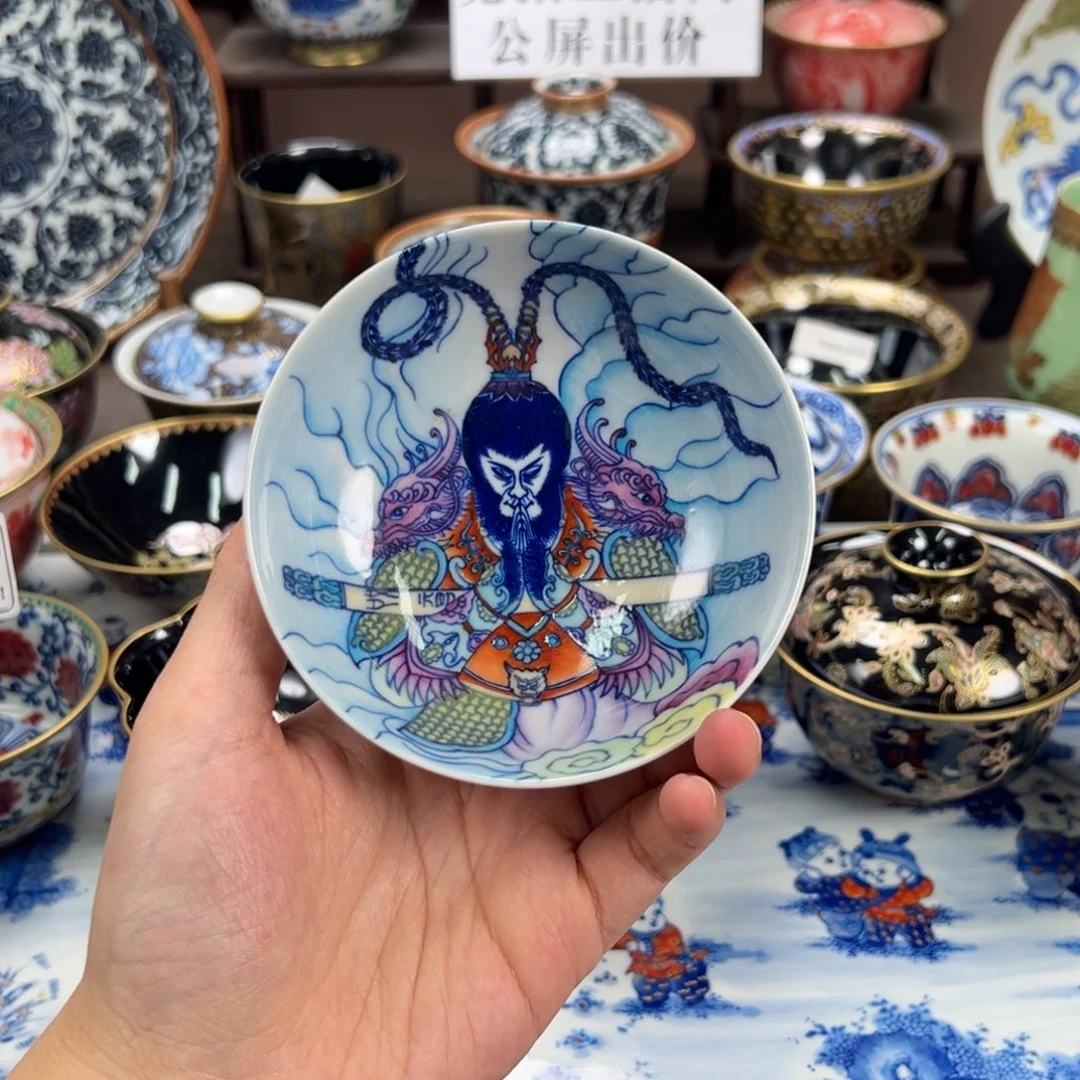 幸***哥瓷片景德镇手工手绘陶瓷