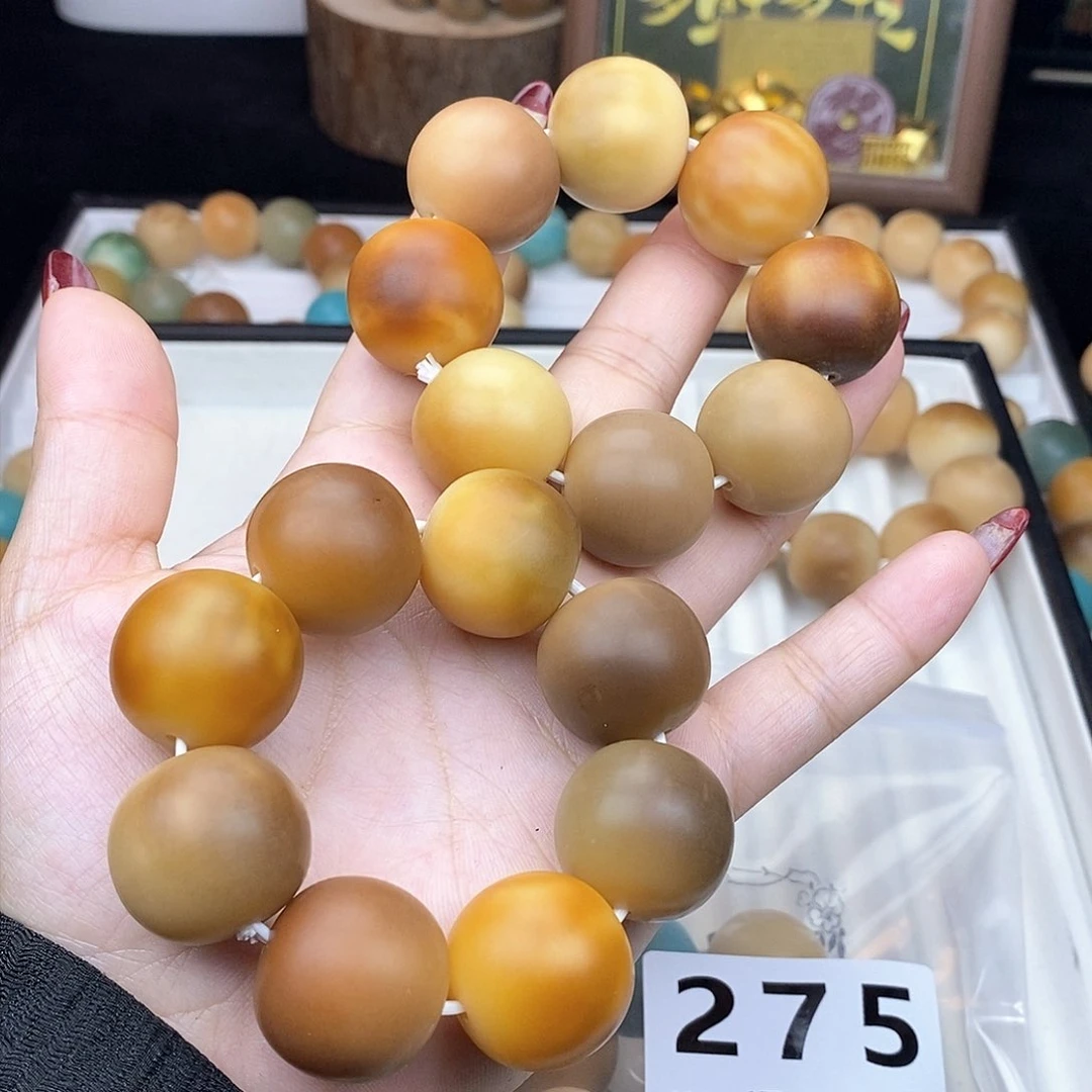 菩提根/象牙果手串P****助辅助 中大瑕 不退换