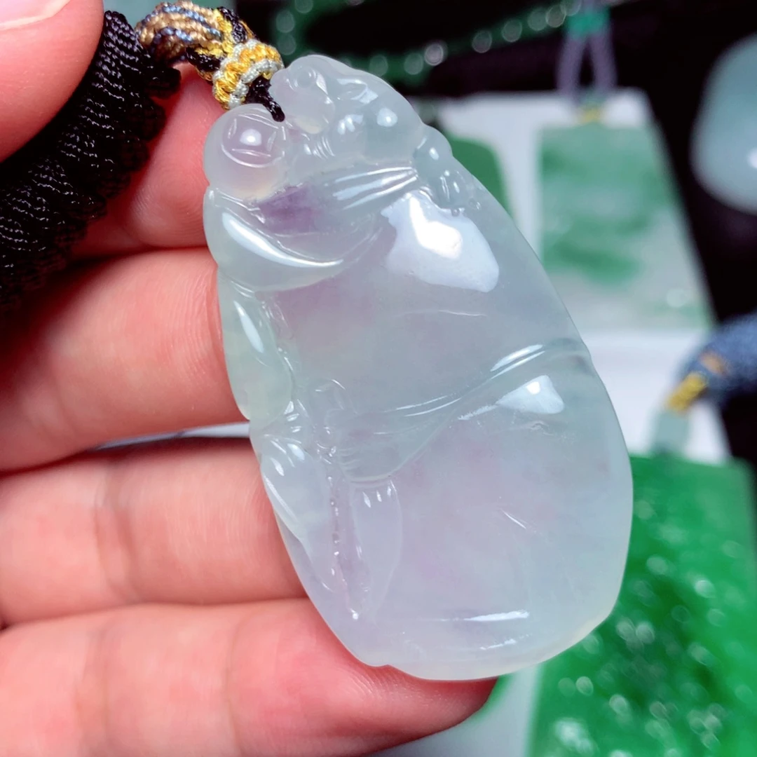 颈饰未镶嵌翡翠天然a货翡翠
