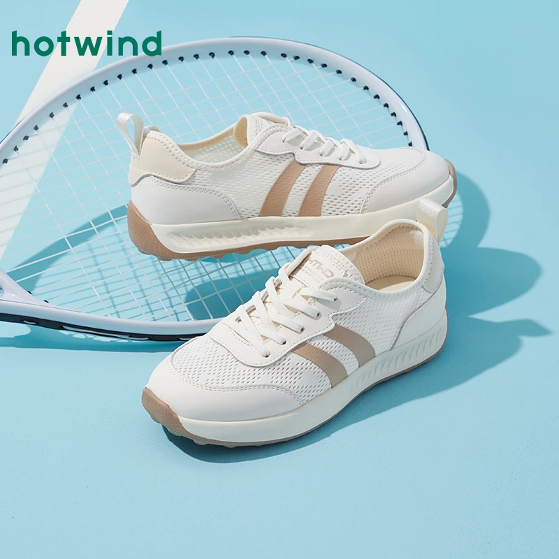 热风2025年春季新款女士时尚休闲鞋H12W25110