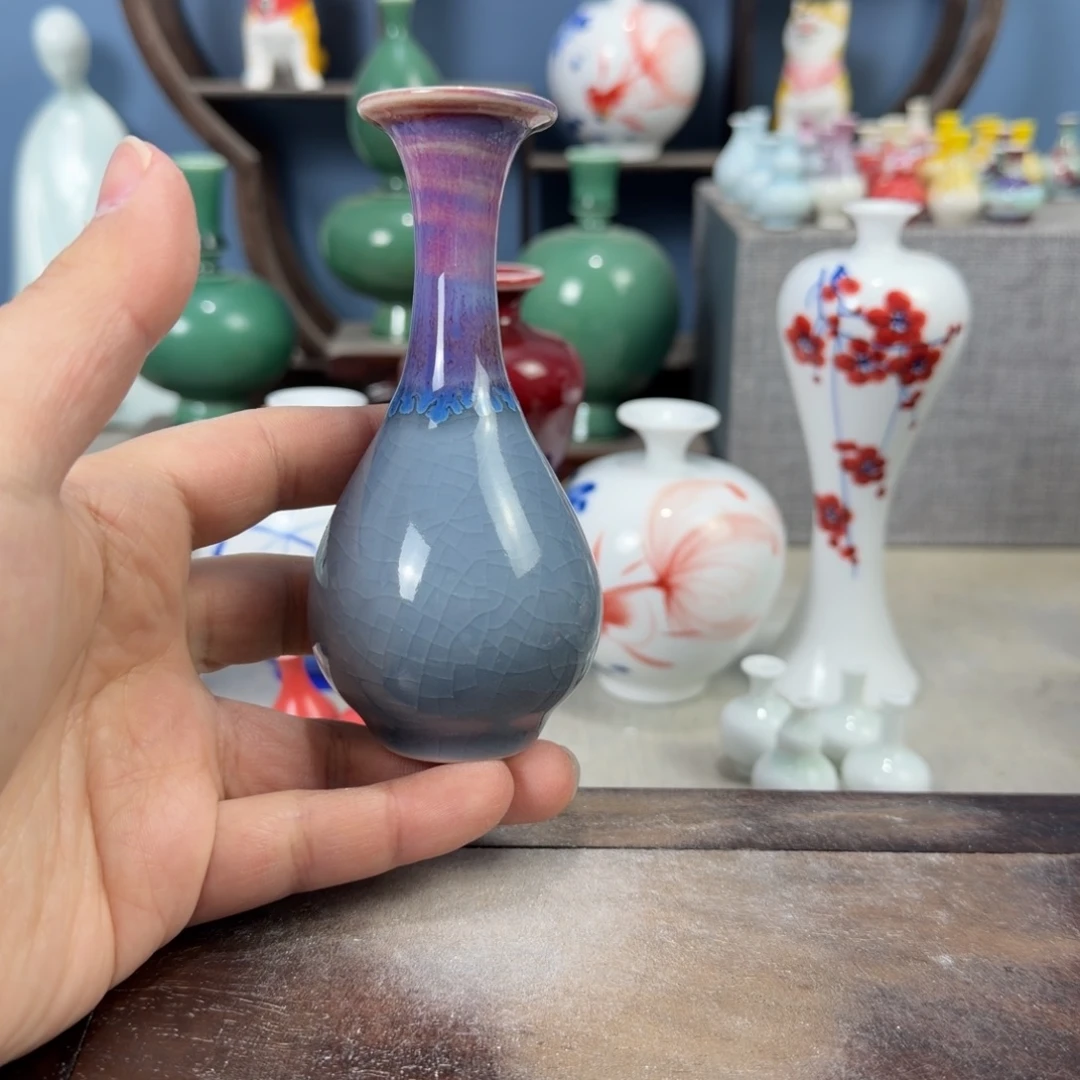 陶瓷手工小花器摆件